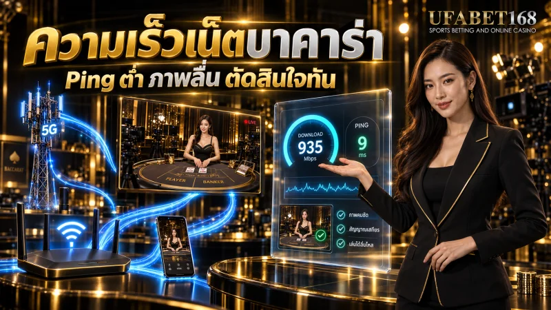 ความเร็วเน็ตบาคาร่า